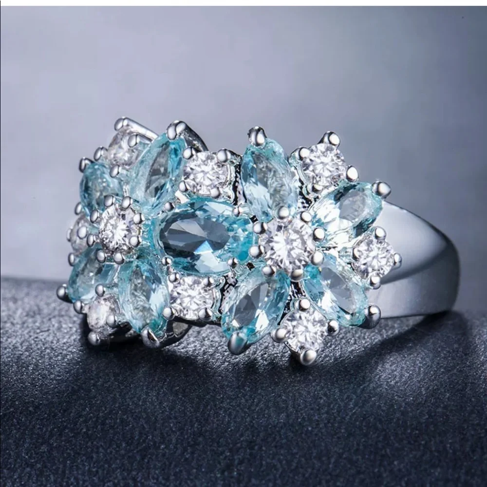N/A simulated aquamarine